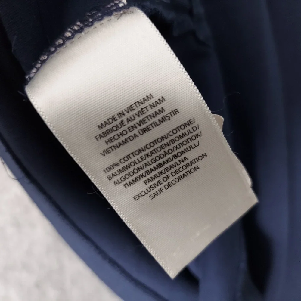 Polo Ralph Lauren Mens Polo Shirt XL Navy Blue Preppy Classic Fit Short Sleeve